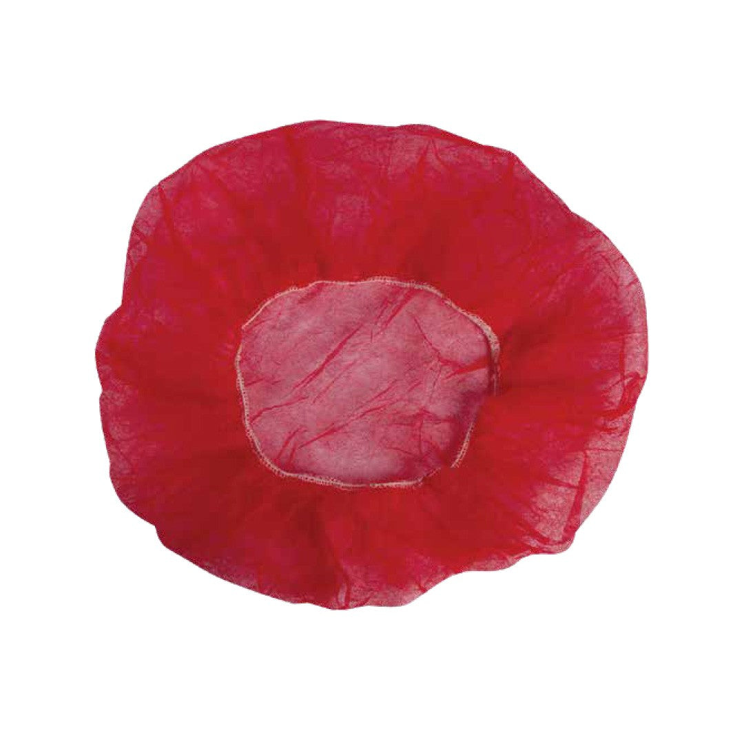 Cordova 21inch Red Bouffant Cap #BC21R