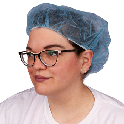 Cordova 24inch Blue Bouffant Cap #BC24B