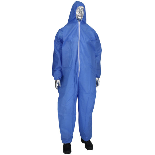 SMS Coverall with Hood Elastic Wrist & Ankle 42 gsm