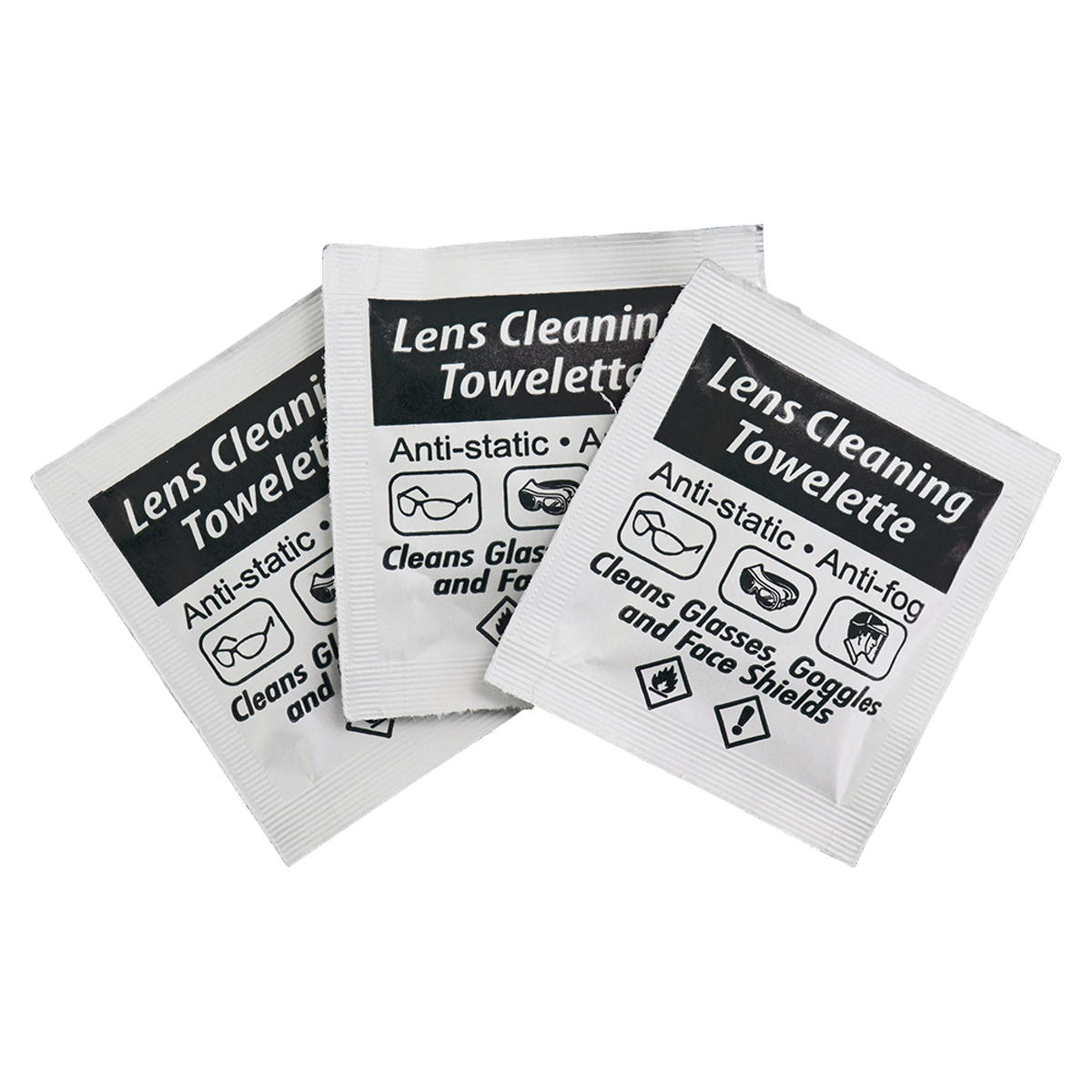 Bullhead Safety BHLC21 - individual wipe packets - white