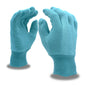 Cordova Cotton Jersey, Turquoise With White PVC #BL19122
