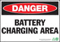 ZING Sign, Danger, Construction Area, 10X14, Plastic - 2972