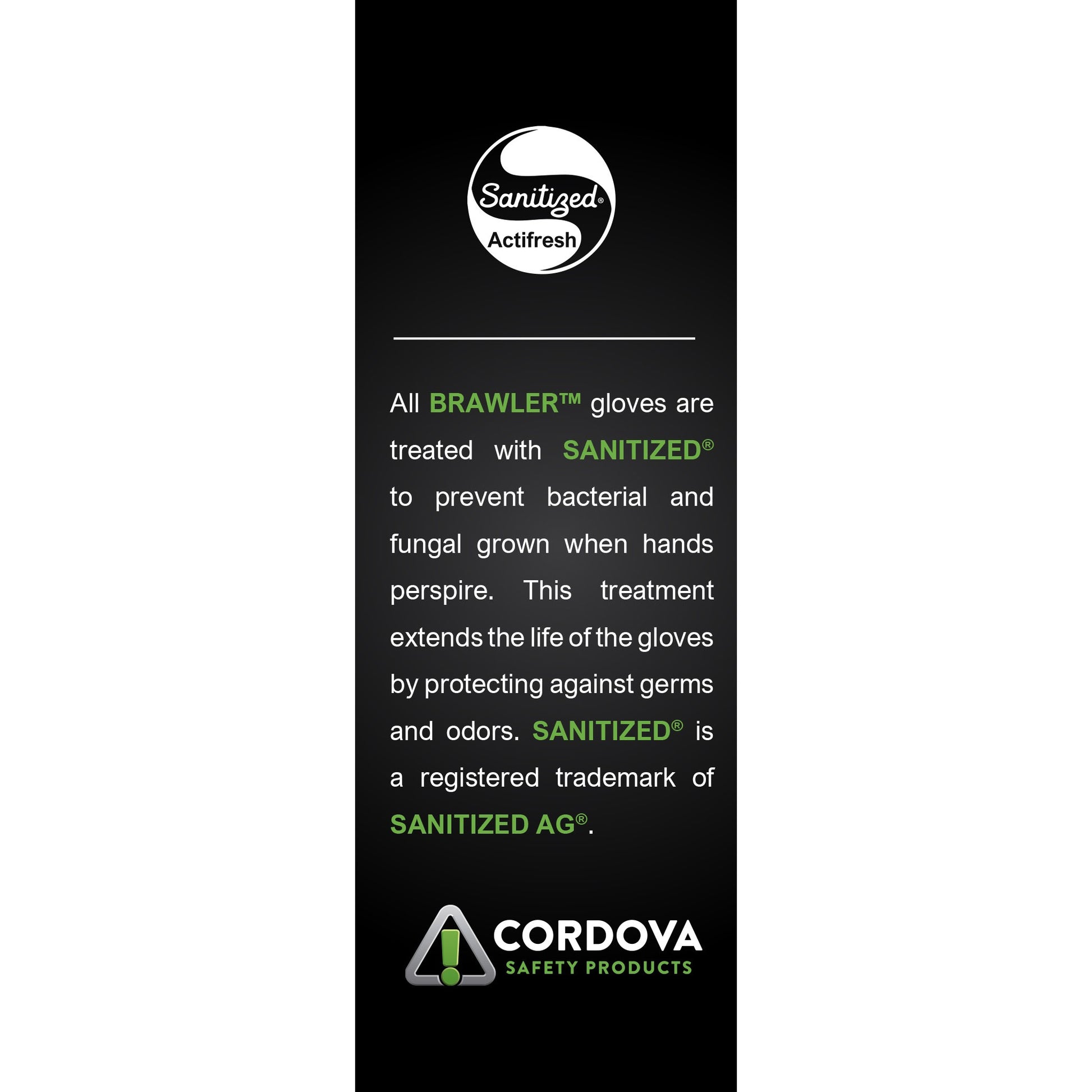 Cordova Brawler™ Premium Dipped Nitrile, Palm #6950L image 2