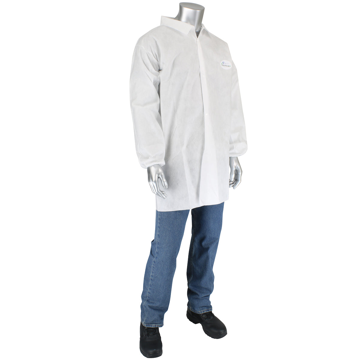 Posi-Wear® M3™ Lab Coat - No Pockets, 50 gsm