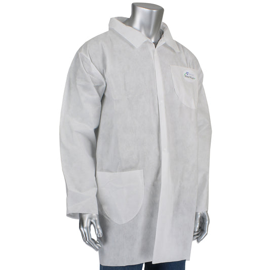 Posi-Wear® M3™ Lab Coat - 2 Pocket, 50 gsm