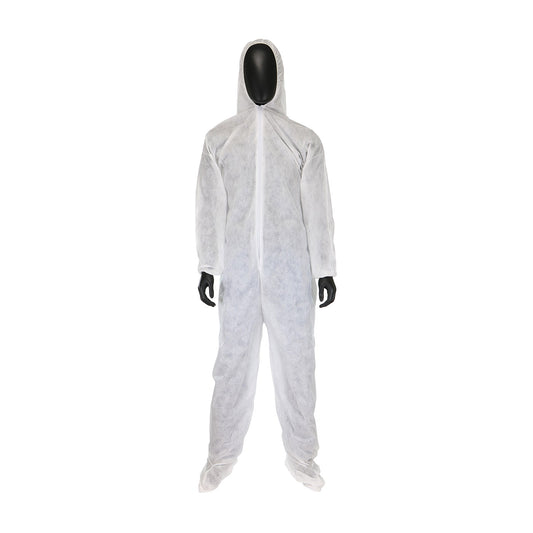 SMS Coverall with Hood & Boot 42 gsm