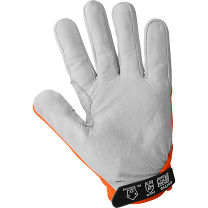 Global Glove High-Visibility CIA7600 Mechanics Gloves Cut Level A6 Impact 2 - view 12