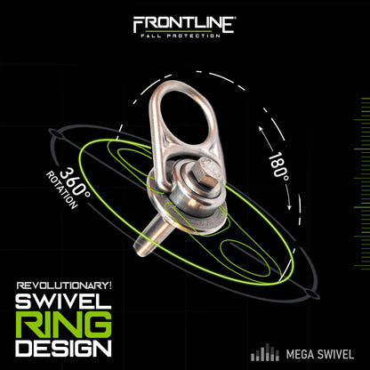 Frontline COM345K-SS MEGA Swivel 5K Stainless Steel Concrete Anchor