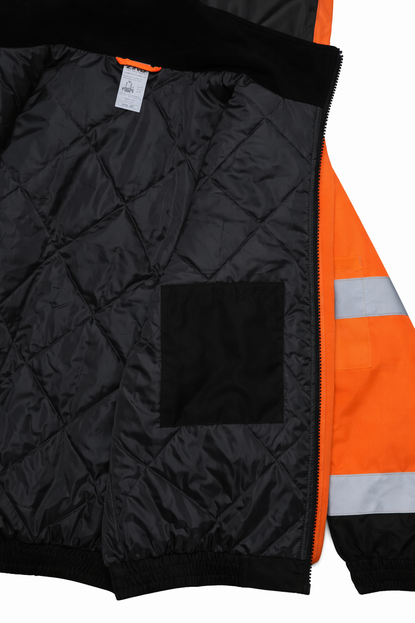 ZING Z-Force High-Visibility Class 3 Bomber Jacket with Quilted Liner - official Zing product image 7
