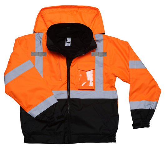 ZING Z-Force High-Visibility Class 3 3-in-1 Bomber Jacket - J-310B LE S