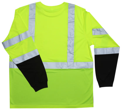 ZING Z-Force High-Visibility Class 3 Black Bottom Long Sleeve Shirt - official Zing product image 2