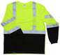 ZING Z-Force High-Visibility Class 3 Black Bottom Long Sleeve Shirt - official Zing product image 1