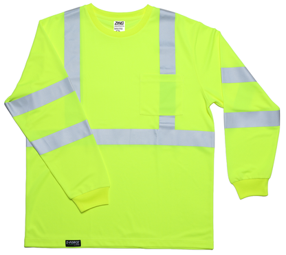 ZING Z-Force High-Visibility Women's Class 3 Long Sleeve Shirt - official Zing product image 1