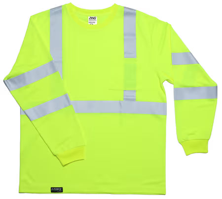 ZING Z-Force High-Visibility Class 3 Long Sleeve Shirt