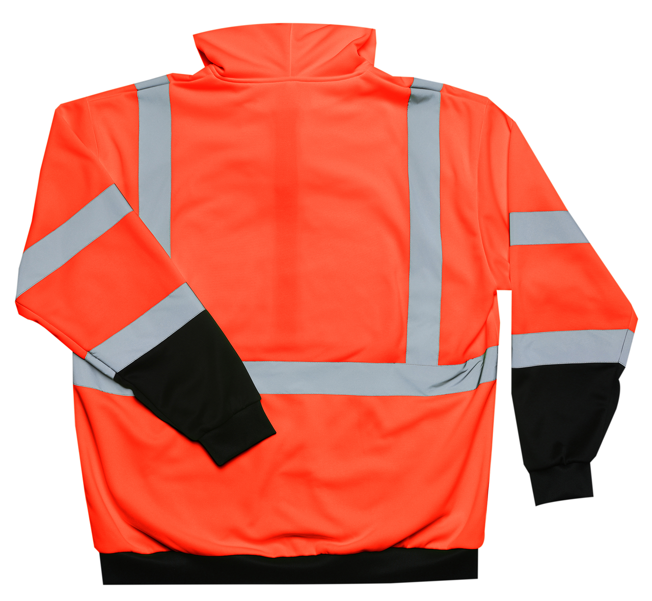 ZING Z-Force High-Visibility Class 3 Black Bottom Full-Zip Sweatshirt - official Zing product image 4
