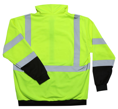 ZING Z-Force High-Visibility Class 3 Black Bottom Full-Zip Sweatshirt - official Zing product image 2