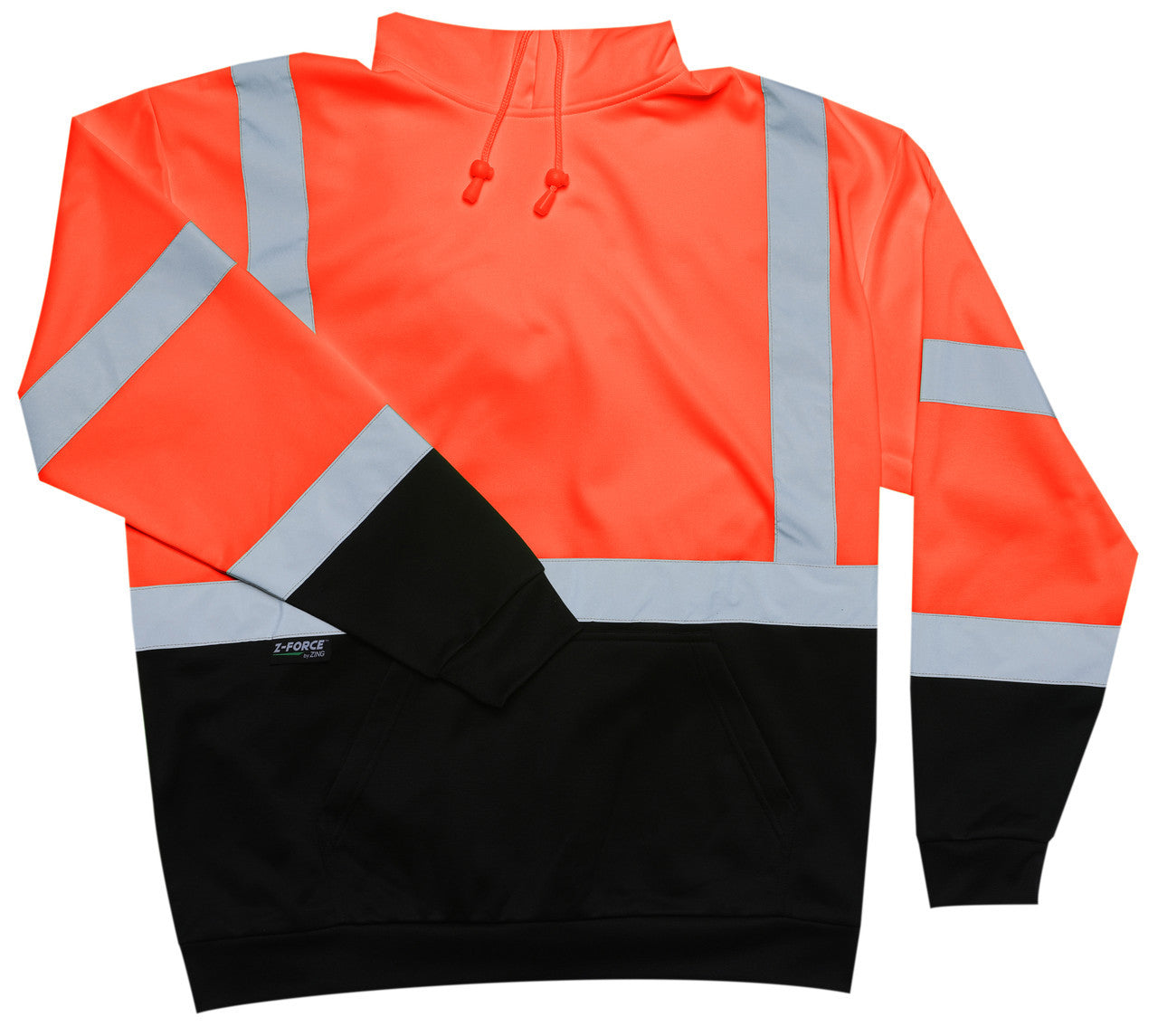 ZING Z-Force High-Visibility Class 3 Black Bottom Pullover Sweatshirt - official Zing product image 3