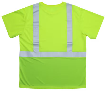 ZING Z-Force High-Visibility Class 2 Black Bottom Short Sleeve T-Shirt