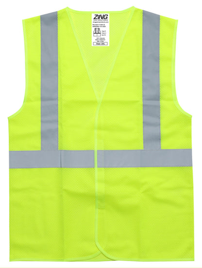 ZING Z-Force High-Visibility Economy Class 2 Mesh Safety Vest - official Zing product image 3