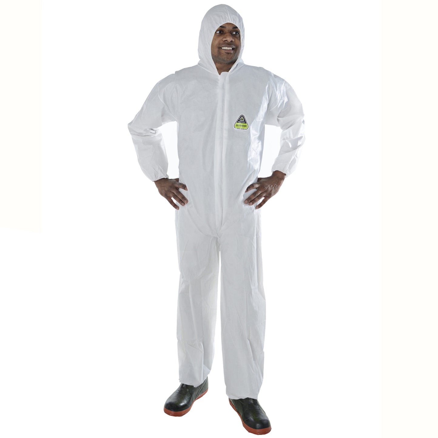 Cordova Defender™ White Microporous Coverall #CPH - CPHM