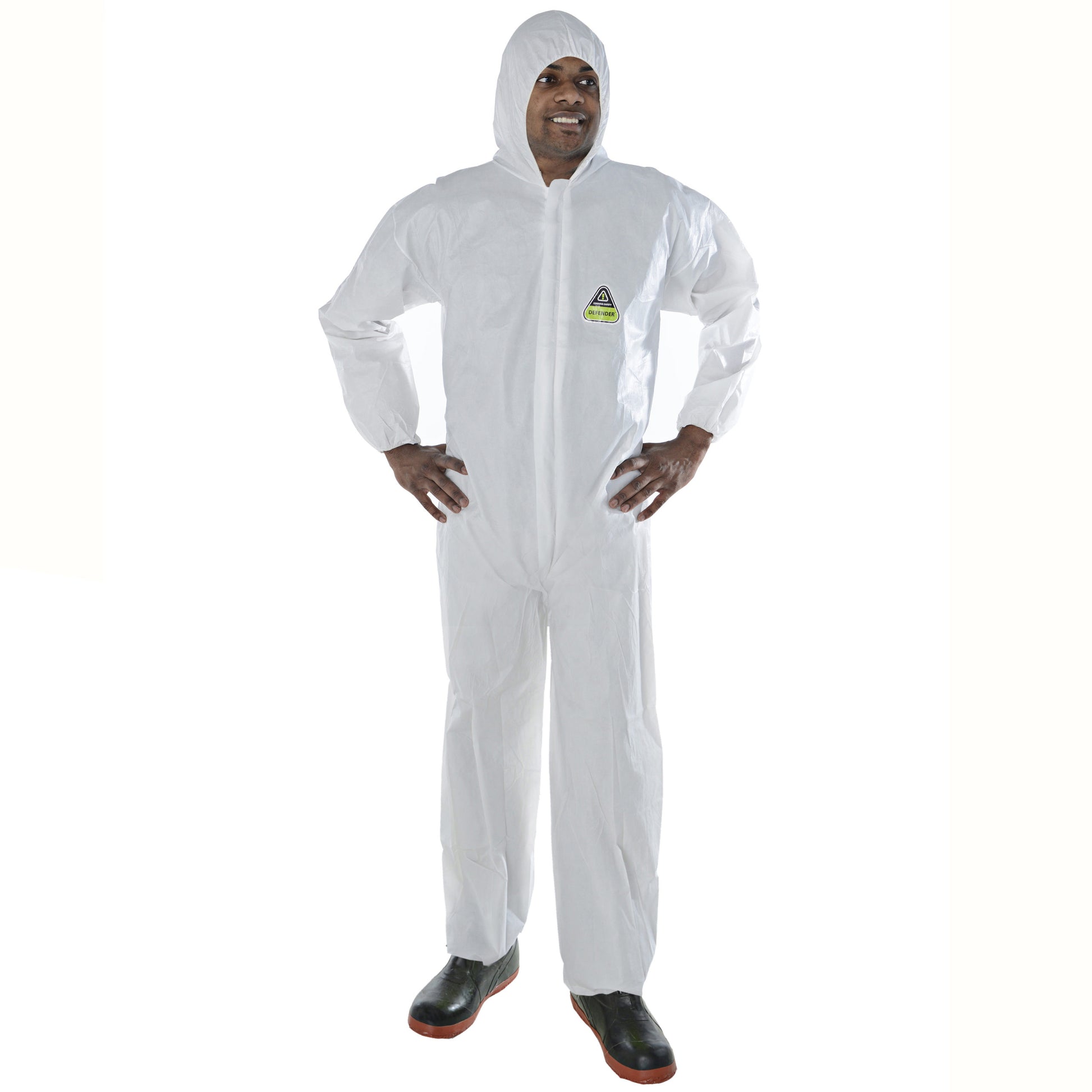 Cordova Defender™ White Microporous Coverall #CPH - CPHM
