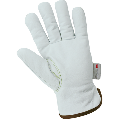 Global Glove CR3900INT Insulated Grain Goatskin Leather Palm Gloves - ANSI A6 - view 13