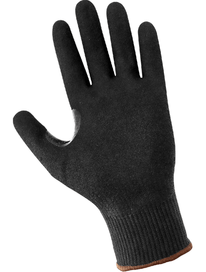 Samurai Glove® Cut, Abrasion, and Puncture Resistant Black Aralene® Nitrile-Coated Gloves - CR588MF