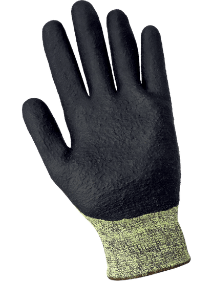 Tsunami Grip® Tuff Hybrid Cut, Abrasion, and Puncture Resistant Gloves with Nitrile Coated Palm - CR609