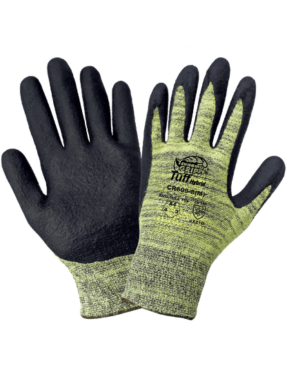 Tsunami Grip® Tuff Hybrid Cut, Abrasion, and Puncture Resistant Gloves with Nitrile Coated Palm - CR609