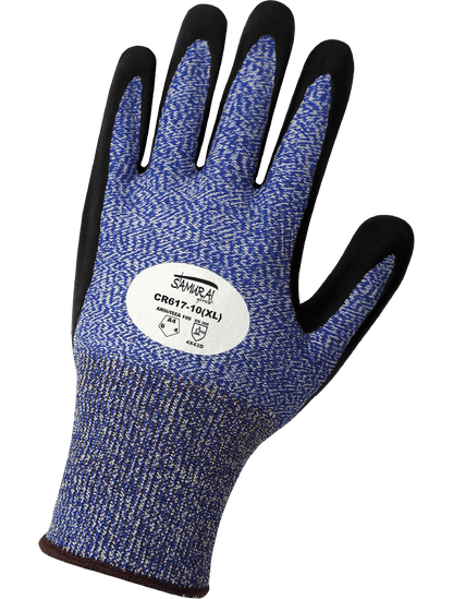 Samurai Glove® Nitrile Coated Cut Resistant Gloves with Tuffalene® UHMWPE Shell - CR617