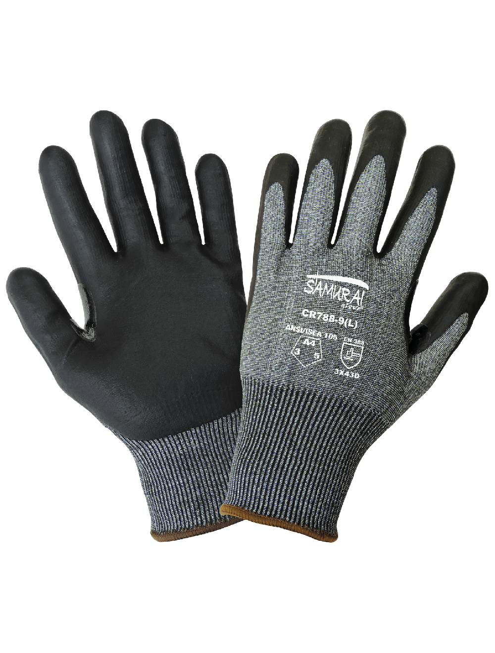 Samurai Glove® Touch Screen Compatible Nitrile-Coated Tuffalene® Gloves with Cut, Abrasion, and Puncture Resistance - CR788