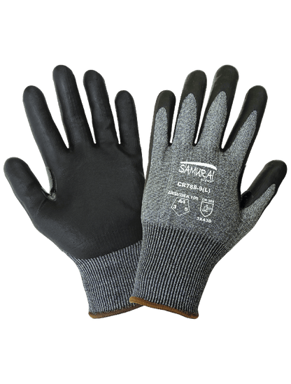 Samurai Glove® Touch Screen Compatible Nitrile-Coated Tuffalene® Gloves with Cut, Abrasion, and Puncture Resistance - CR788