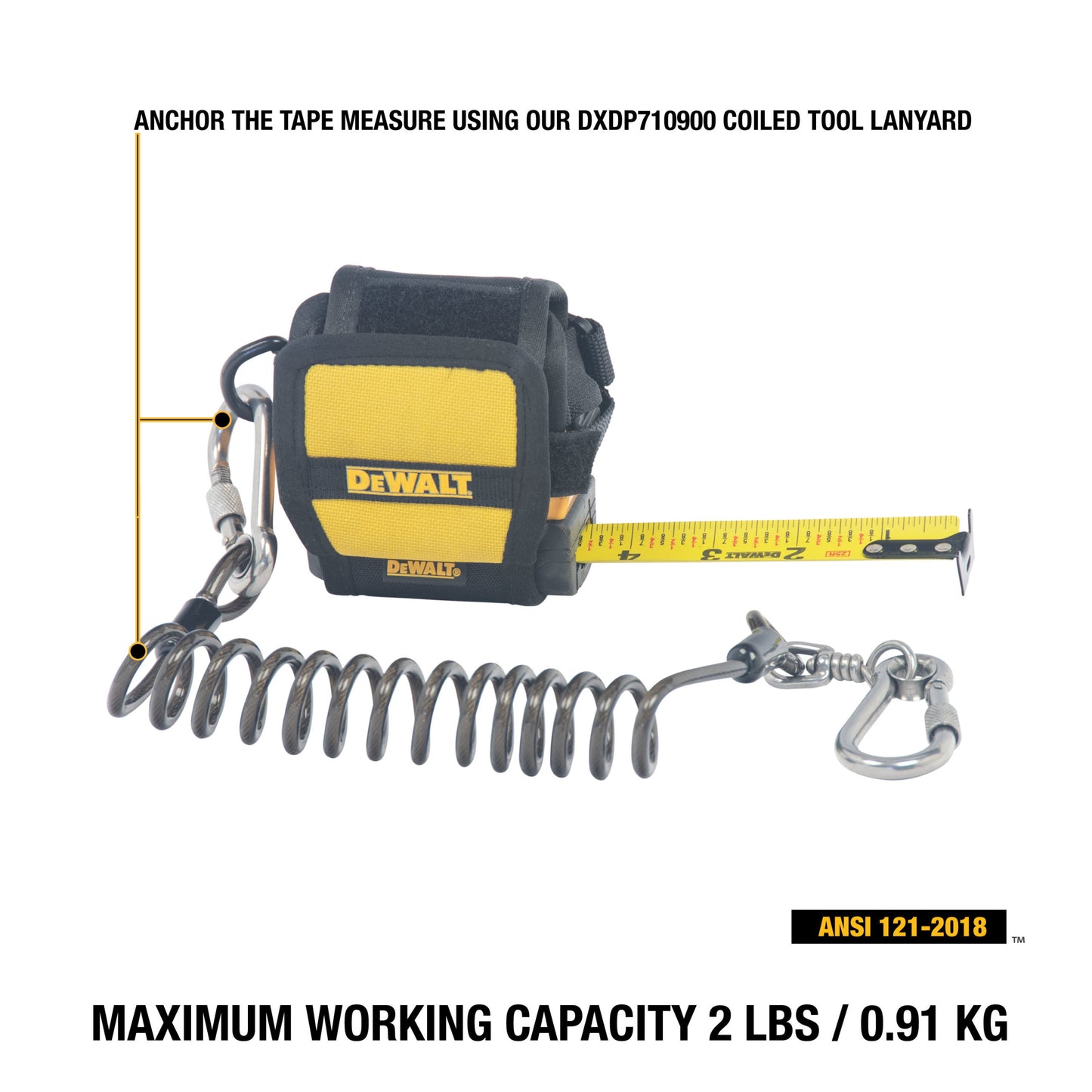 DXDP910200 DEWALT Coiled Tape Measure Kit