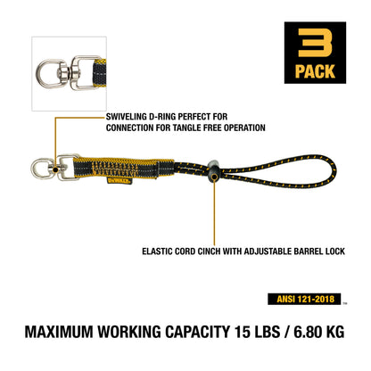 DXDP710140 DEWALT Elastic Tool Attachment with Swiveling D-Ring