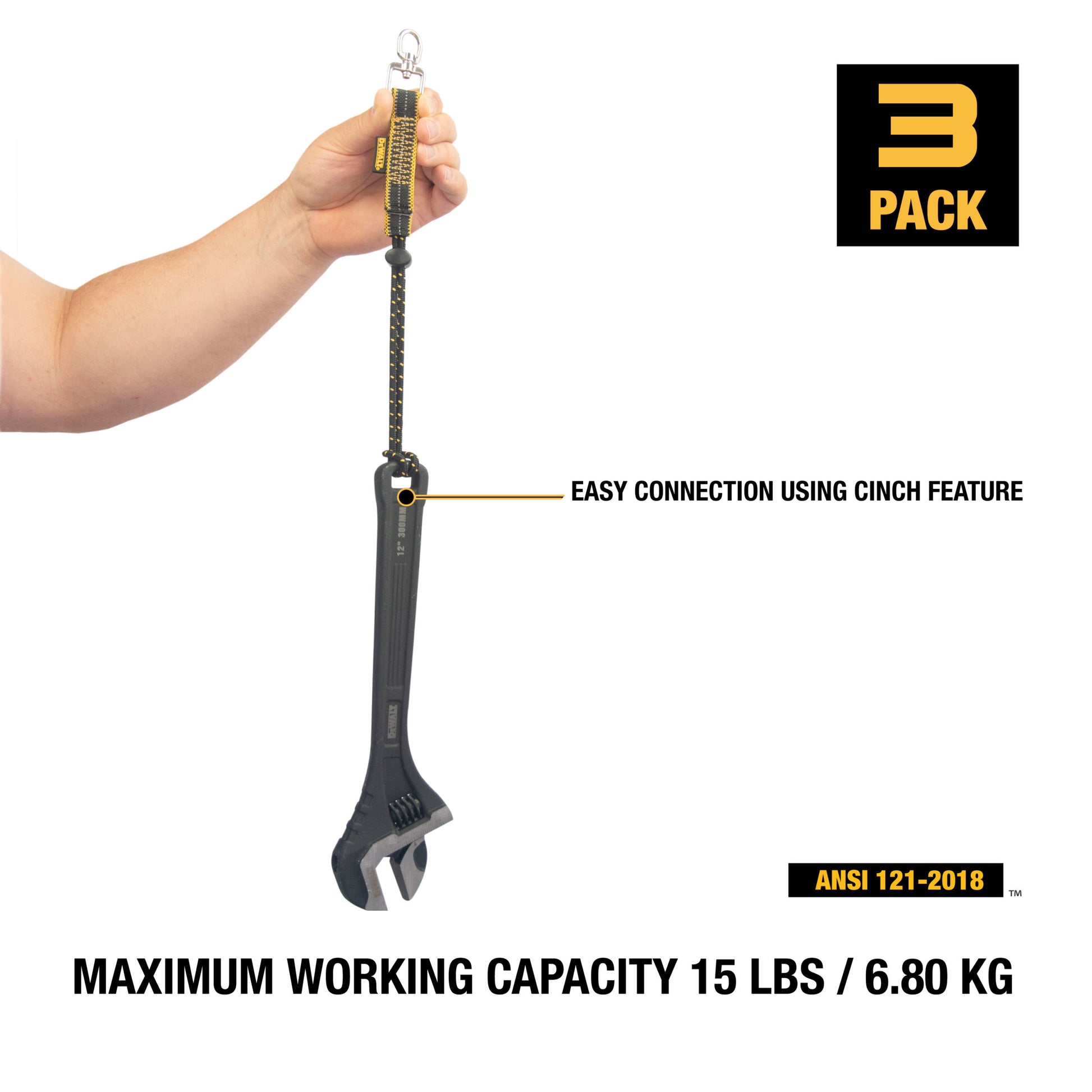 DXDP710140 DEWALT Elastic Tool Attachment with Swiveling D-Ring