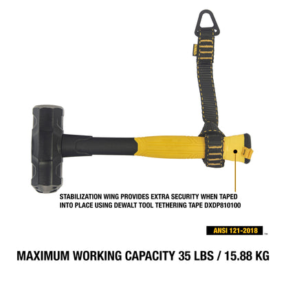 DXDP710201 DEWALT V-Ring Tool Attachment Single Wing, 35 lbs.( 15.9 kg) capacity