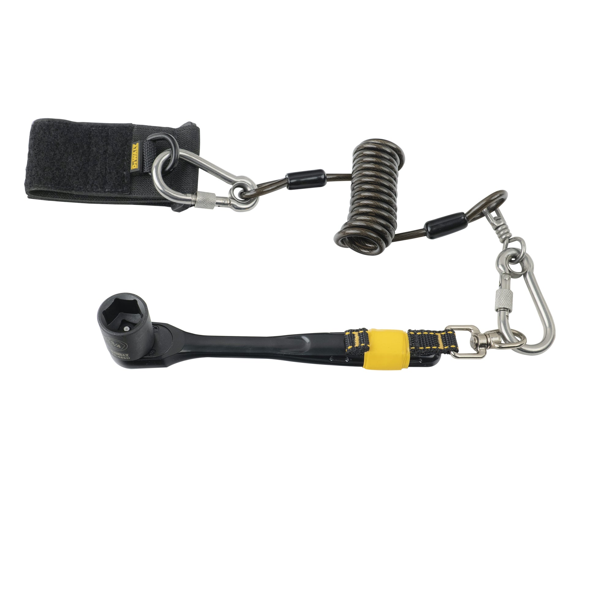 DXDP710900 DEWALT Coiled Tool Lanyard 2 lbs.(0.91 kg) capacity
