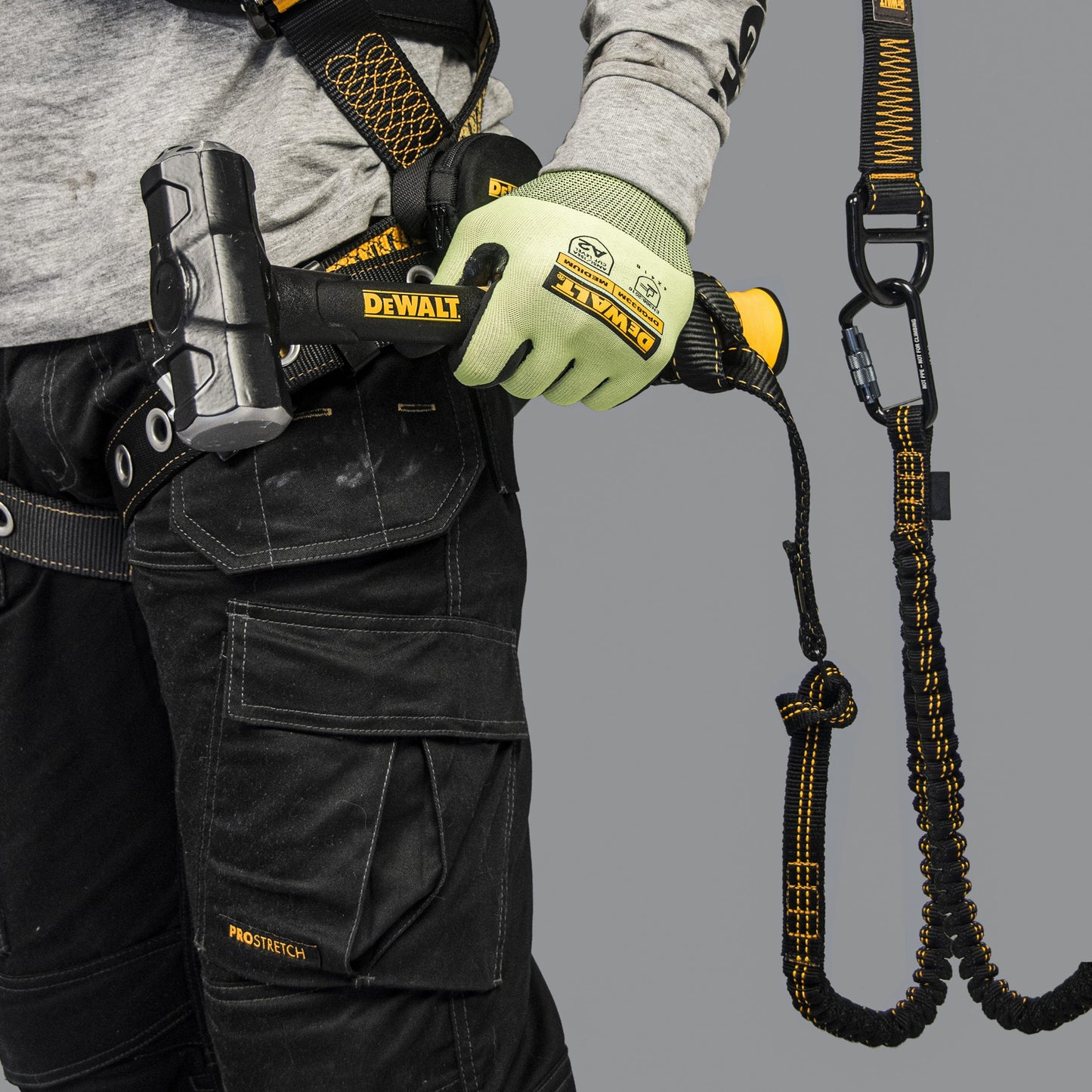DXDP720310 DEWALT Twin Leg Tool Lanyard with loop 25 lbs. (11.3 kg) capacity per leg