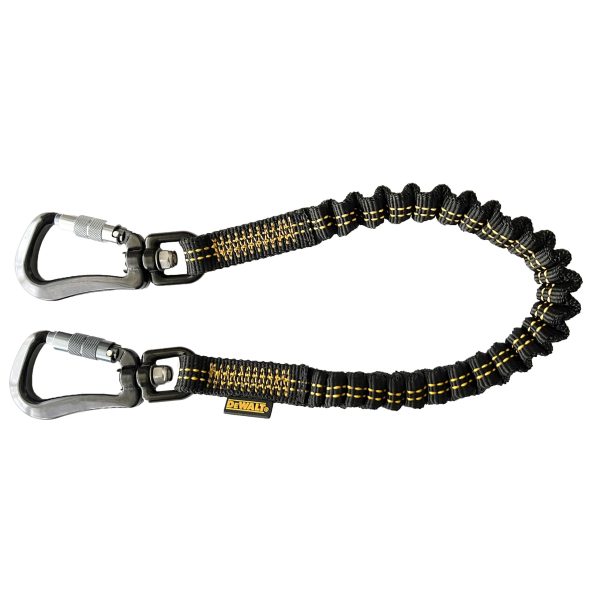 DEWALT DXDP721501 dual-carabiner power tool lanyard 38 in. 25 lb