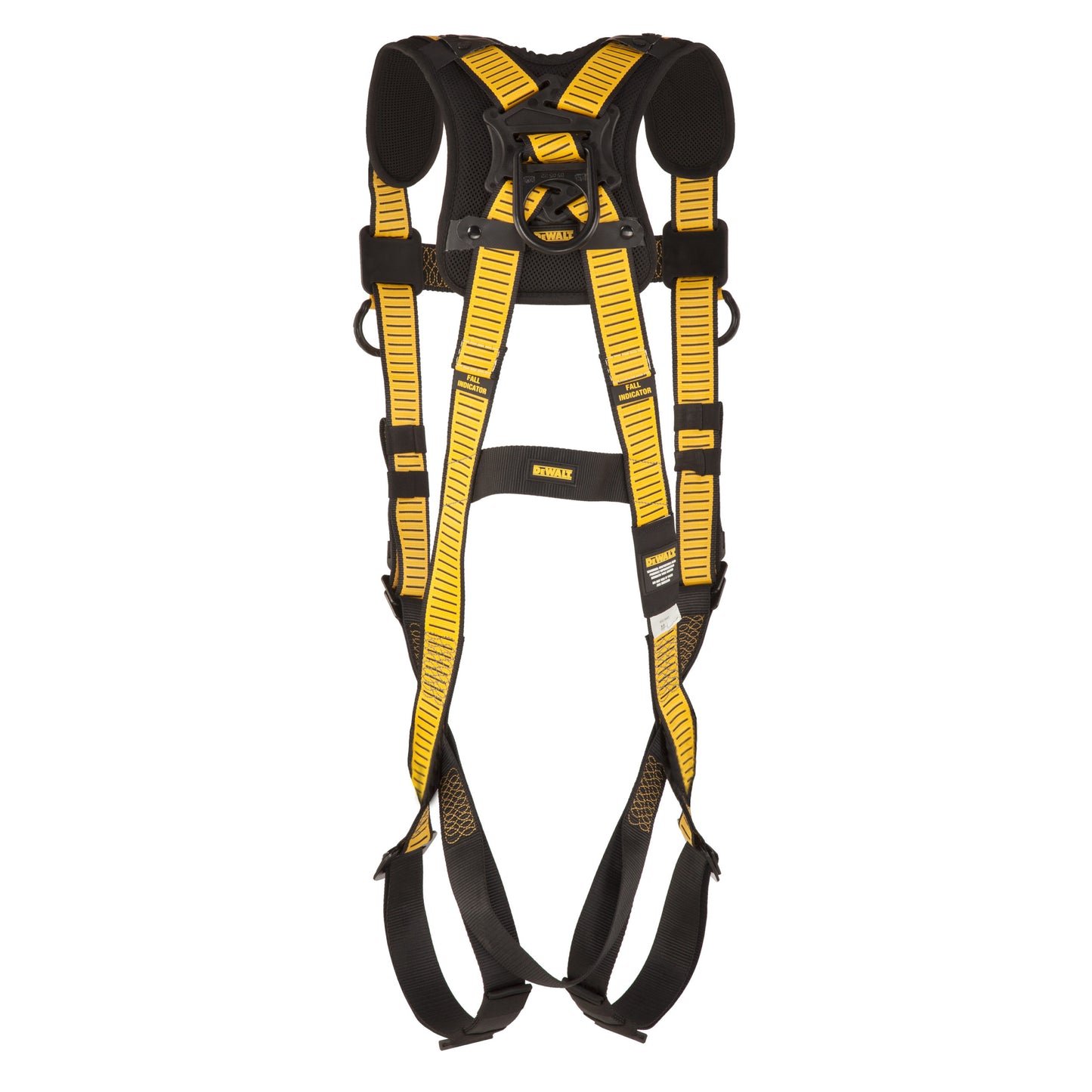 DXFP512005(L-XL) DEWALT D1000 HARNESS Vest Style, 5-Point, back d-ring, PT chest, PT legs, Shoulder pads