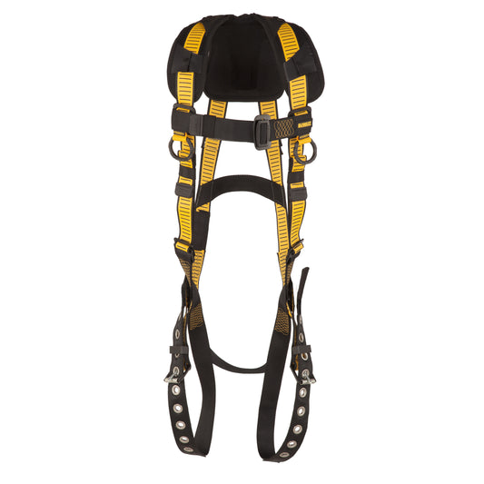 DXFP512006(L-XL) DEWALT D1000 HARNESS Vest Style, 5-Point, back d-ring, PT chest, TB legs, Shoulder pads