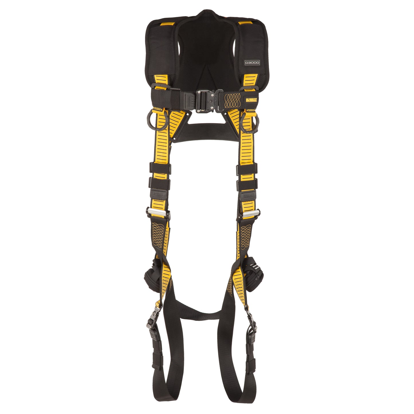 DXFP532012(L-XL) DEWALT® D3000 Harness Vest Style, 5-Point, back D-Ring, QC Chest, QC legs