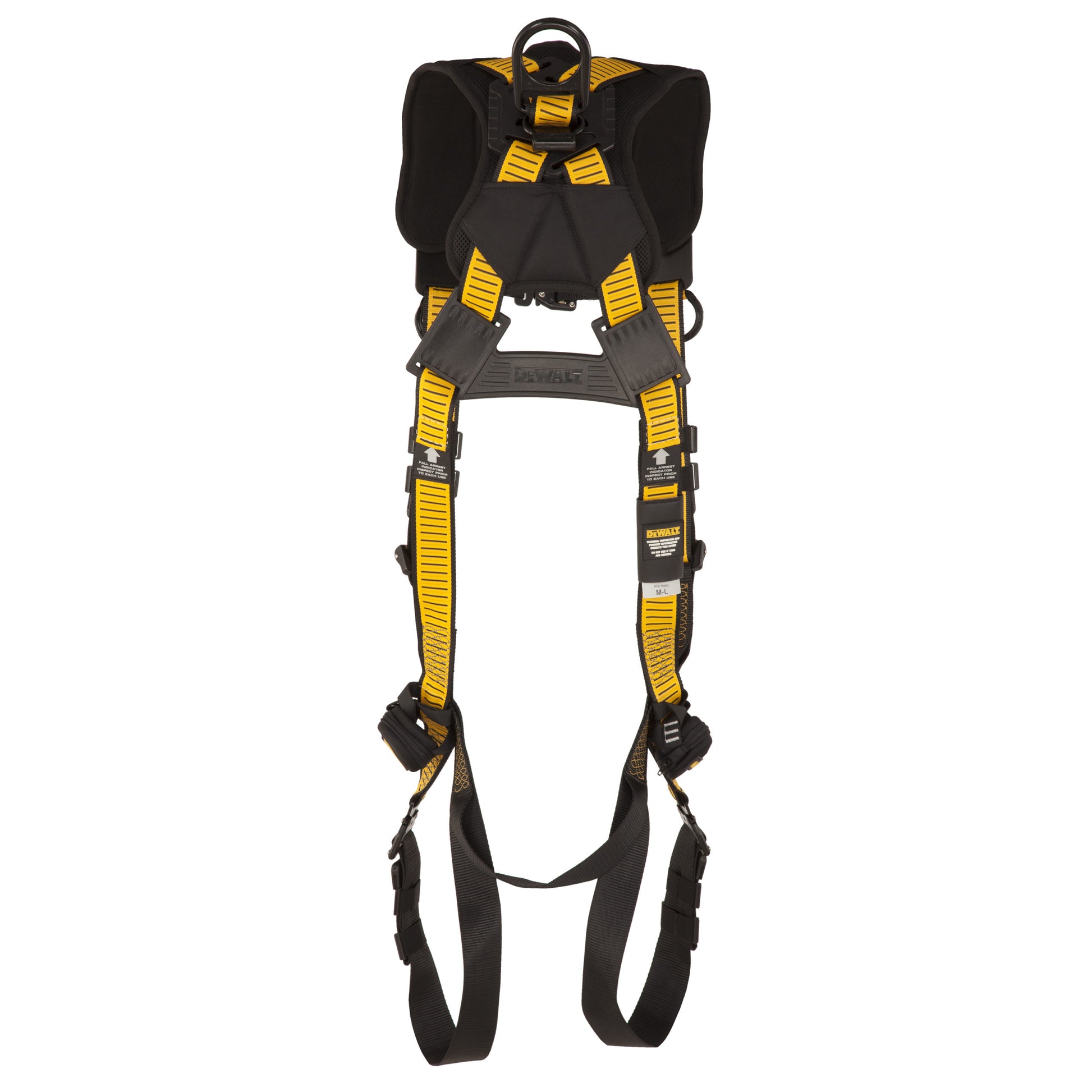 DXFP532012(L-XL) DEWALT® D3000 Harness Vest Style, 5-Point, back D-Ring, QC Chest, QC legs