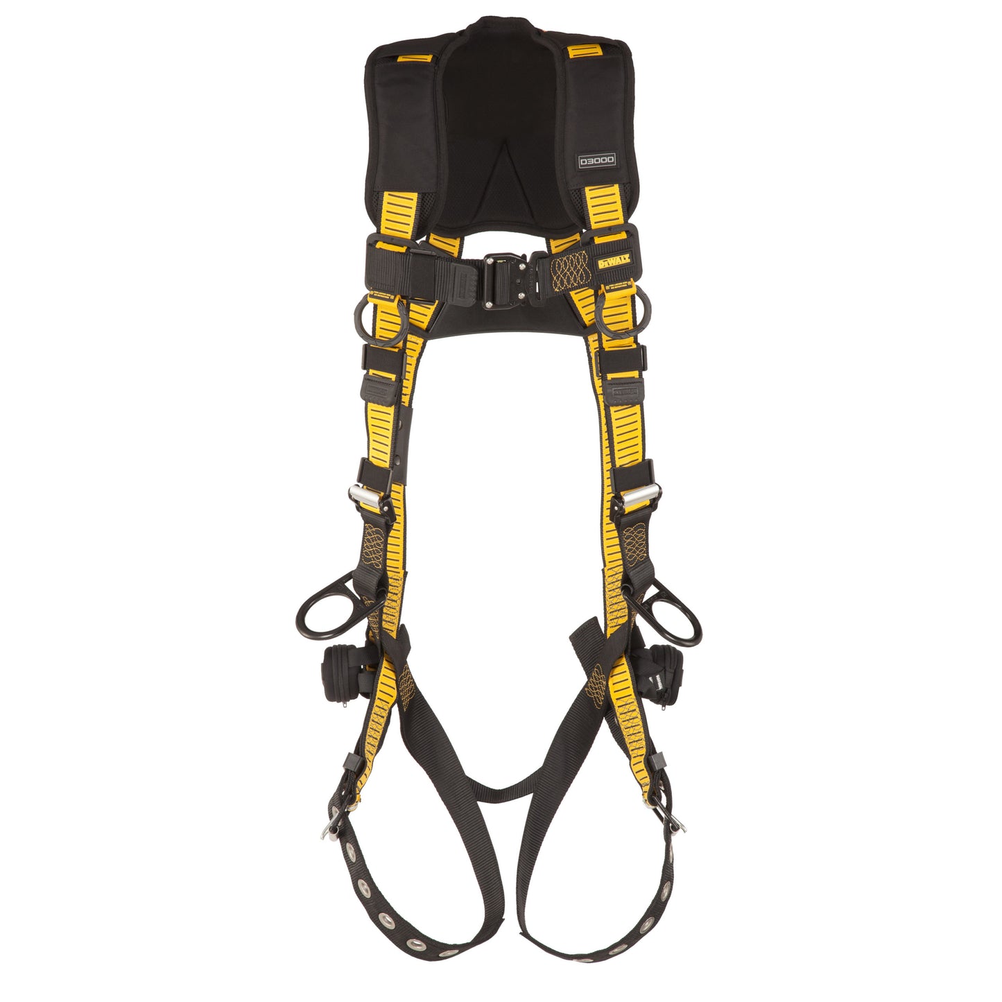 DXFP532031(L-XL) DEWALT® D3000 HARNESS Vest Style, 5-Point, Back and Side D-Ring, QC Chest, TB Legs