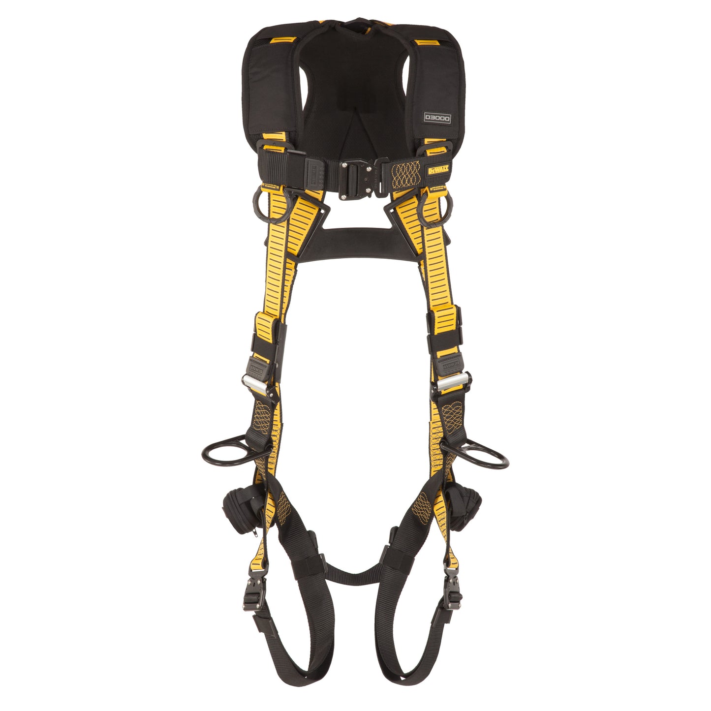 DXFP532032(L-XL) DEWALT® D3000 HARNESS Vest Style, 5-Point, Back and Side D-Ring, QC Chest, QC legs