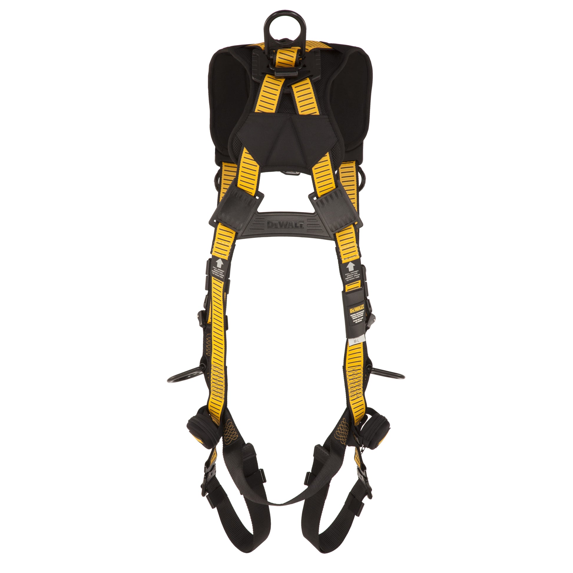 DXFP532032(L-XL) DEWALT® D3000 HARNESS Vest Style, 5-Point, Back and Side D-Ring, QC Chest, QC legs