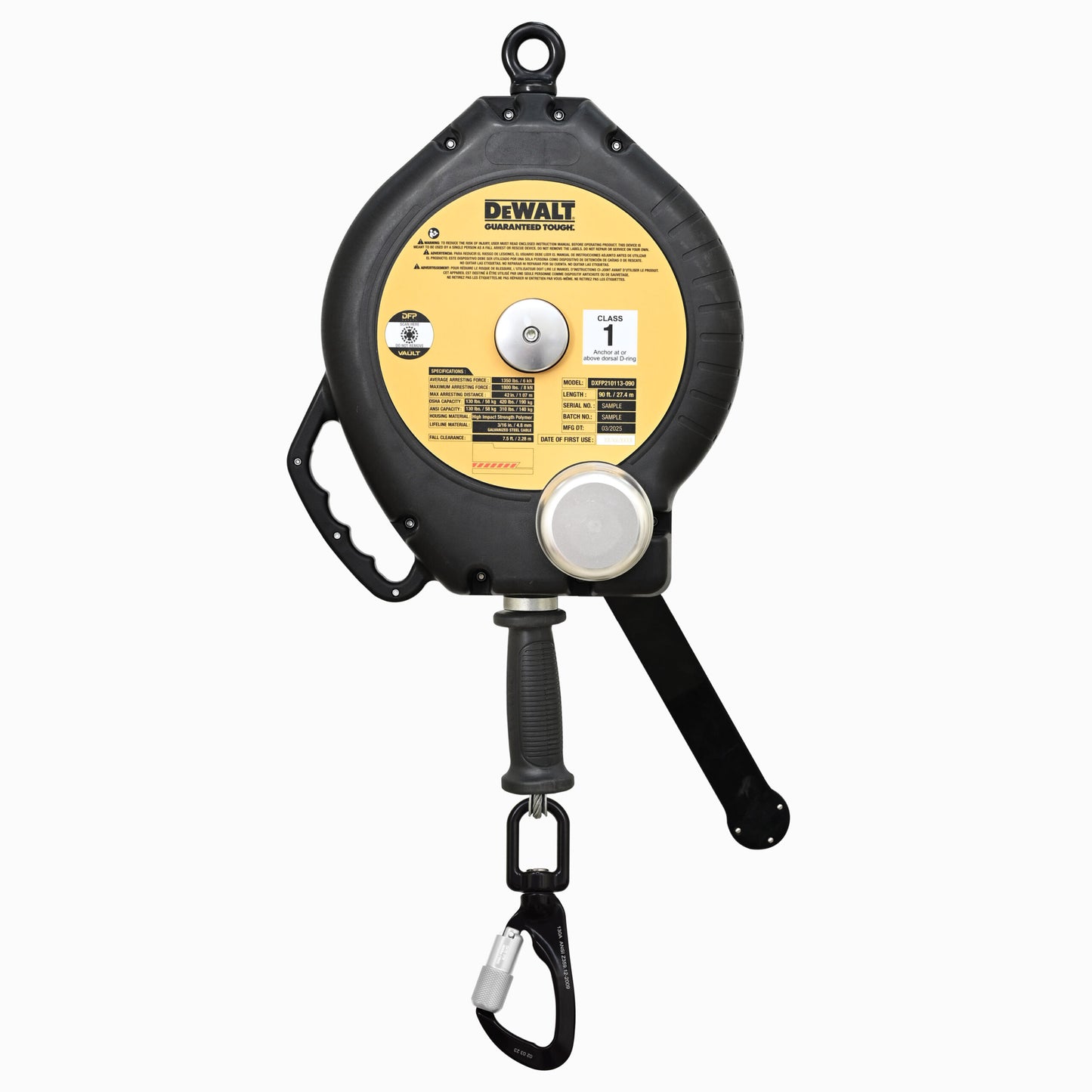 DXFP210113-090 DEWALT D100R Retrieval SRL – 90 ft.(27.4 m)