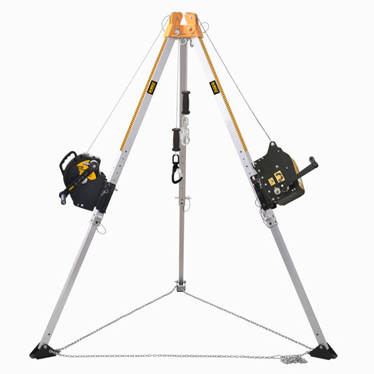 DXFP421500-007 DEWALT Tripod System 7 ft. (2.13 m) with 60 ft. (18.2 m) Winch and a 60 ft. (18.2 m) Retrieval SRL