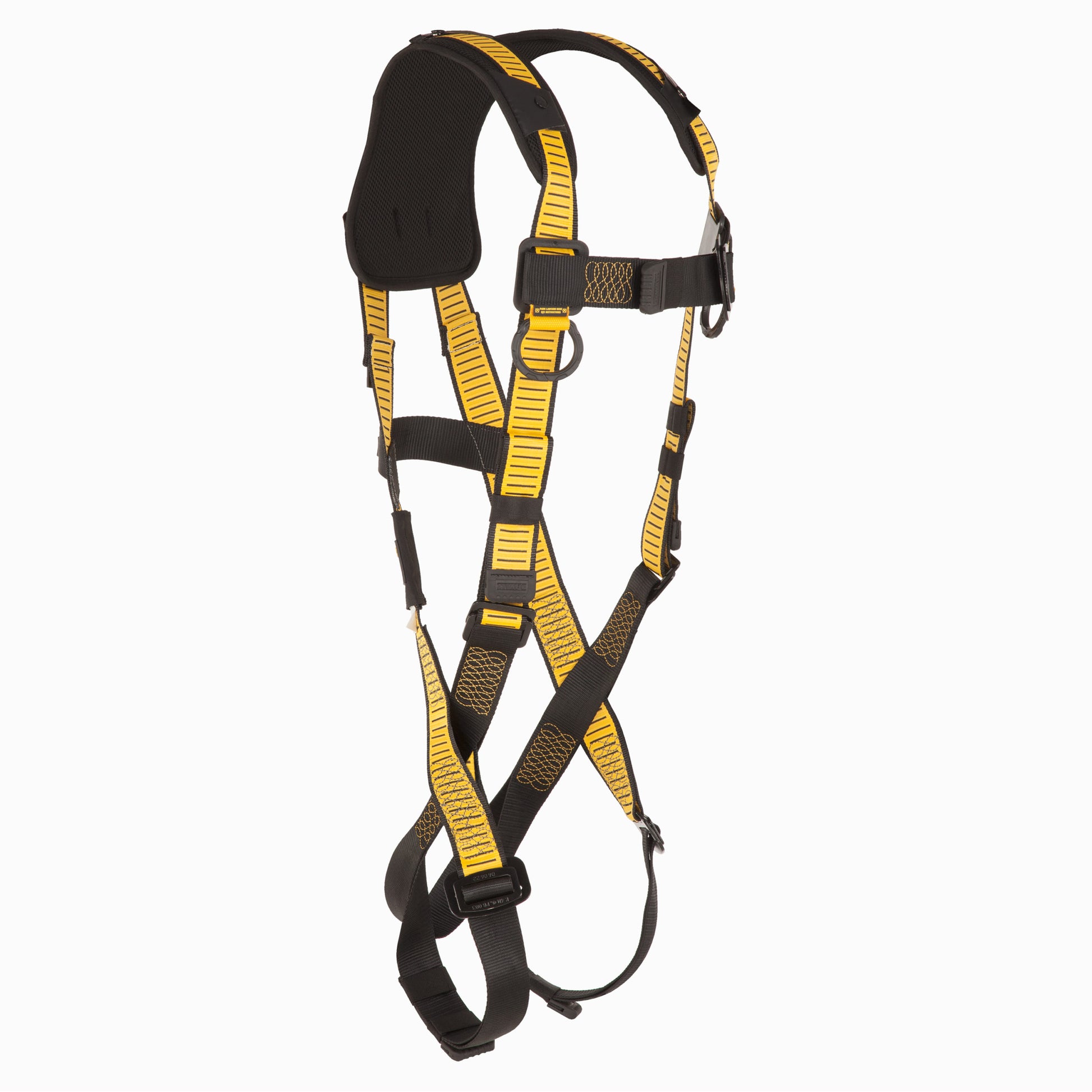 DXFP512005(L-XL) DEWALT D1000 HARNESS Vest Style, 5-Point, back d-ring, PT chest, PT legs, Shoulder pads