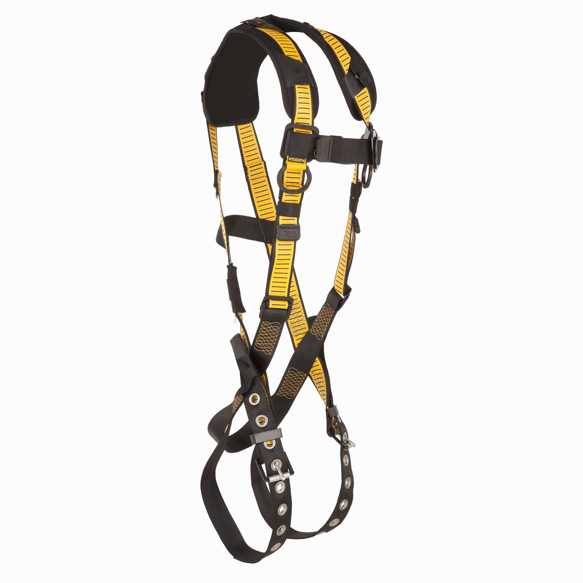 DXFP512006(L-XL) DEWALT D1000 HARNESS Vest Style, 5-Point, back d-ring, PT chest, TB legs, Shoulder pads